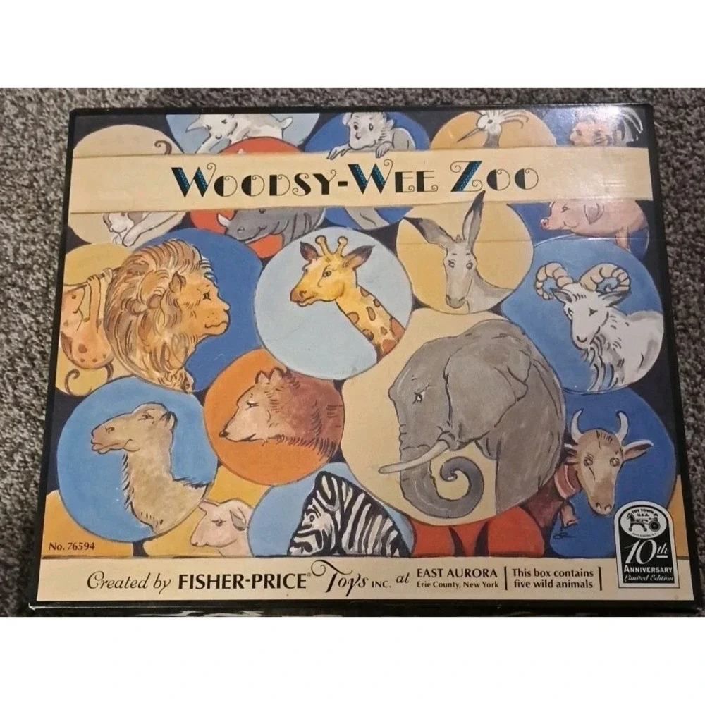 1996 10th Anniversary Limited Edition Fisher Price Woodsy-Wee Zoo No. 76594